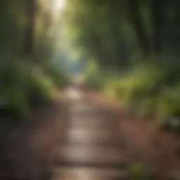 Tranquil nature scene symbolizing peace and healing