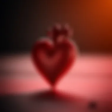 A heart symbol intertwined with a puzzle, representing complex emotions
