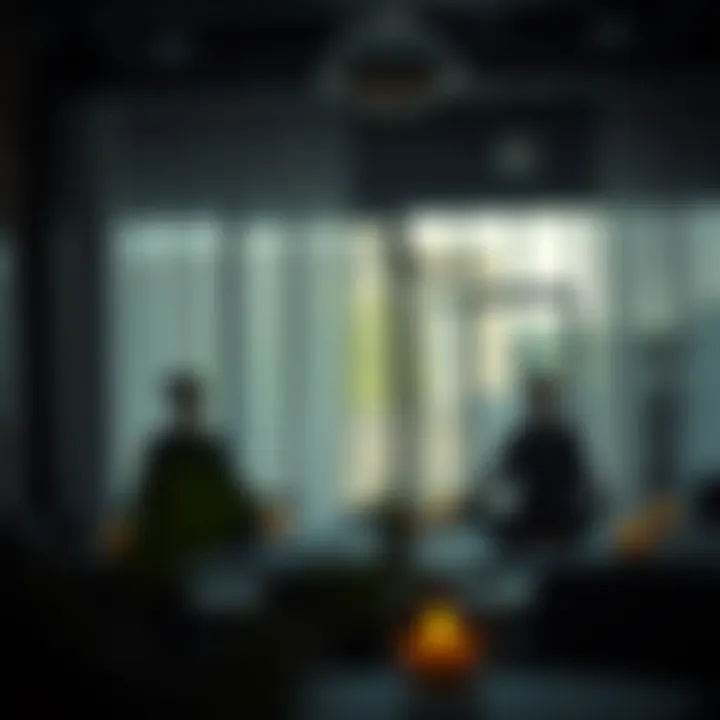 Mindful meditation session