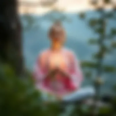 Mindfulness and Calmness Mindfulness practice illustration for stress relief