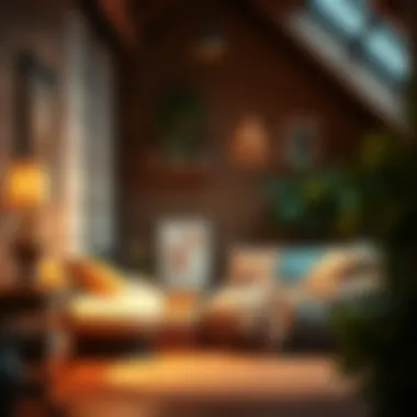 Cozy Retreat for Relaxation A cozy reading nook encouraging relaxation