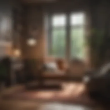Comfortable Reading Corner Cozy reading nook with calming ambiance
