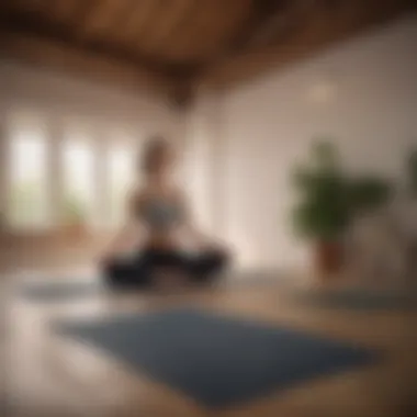 Relaxing Yoga Session Gentle yoga practice in a peaceful setting
