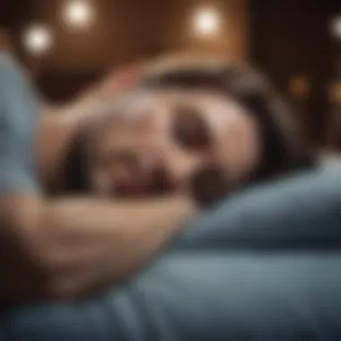 Stress Influence on Rest Conceptual visualization of stress and its impact on sleep