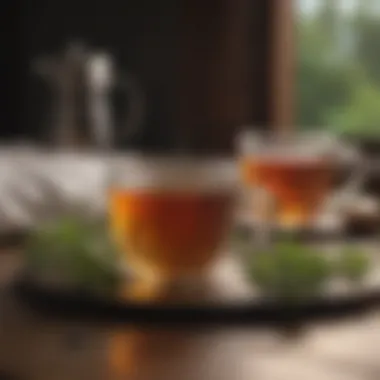 Natural Remedies for Better Sleep A calming herbal tea setup, representing natural remedies for insomnia.