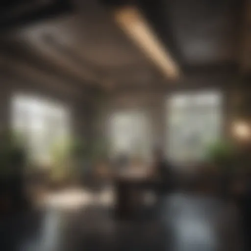 A serene workspace fostering supportive leadership