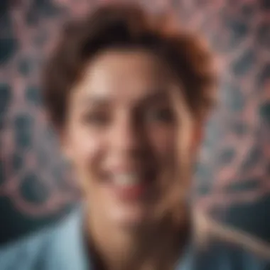 Neurological Bliss A surreal visual of laughter's impact on the mind with a maze of interconnected neurons glowing with vitality