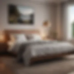 Serene bedroom setting promoting relaxation