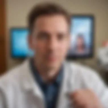 Innovative Solutions: Telemedicine in Mental Health Care Telemedicine technology in mental health care illustration