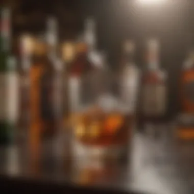 Environmental Triggers and Alcohol A serene environment symbolizing triggers for alcohol consumption, such as stress and relaxation.