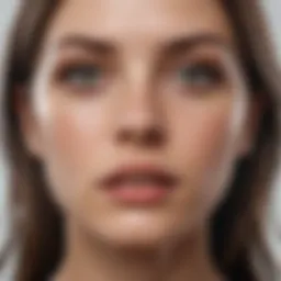 A visual representation of the physical effects of bulimia on the body.