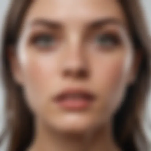 A visual representation of the physical effects of bulimia on the body.