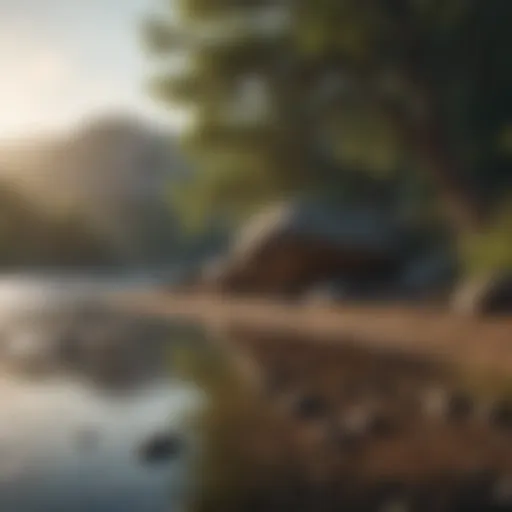 A serene landscape symbolizing tranquility