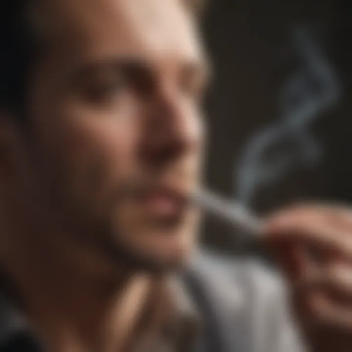 An infographic summarizing smoking statistics and health risks.