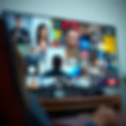 A collage of various media formats including television, social media, and print, illustrating their impact on mental health discourse.