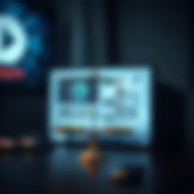 Balancing Media Influence with Ethical Responsibility An artistic representation of a balanced scale, symbolizing responsible media practices and their positive influence on mental health understanding.