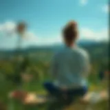 Relaxation Techniques for Stress Management A serene landscape illustrating relaxation techniques to combat stress