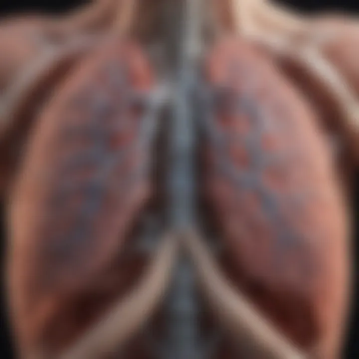 Physiological changes in the lungs