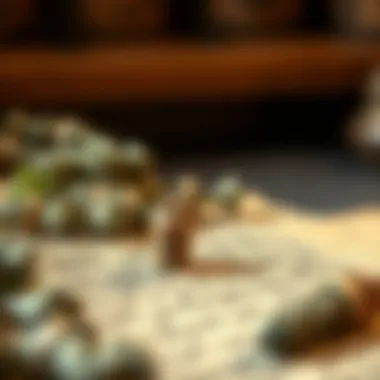 An ancient manuscript depicting sage's historical use in traditional medicine