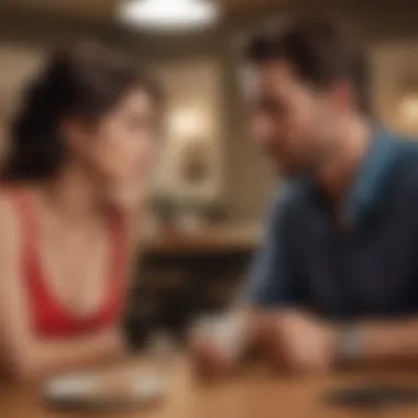 Social Influences on Marital Fidelity Visual metaphor for social influences on marital fidelity