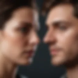 Symbolic representation of trust and betrayal in relationships