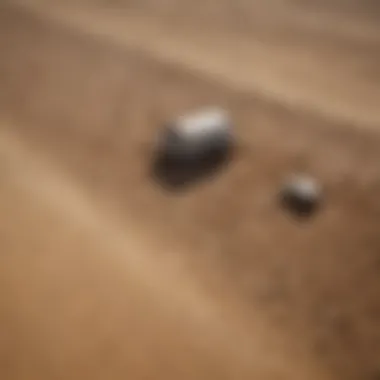 Impact of Climate Change on Food Security Aerial view of a barren landscape affected by climate change