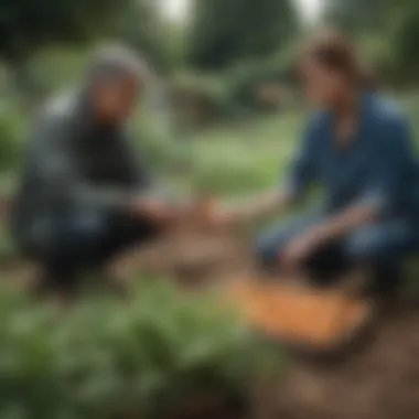 Grassroots Initiatives to Combat Hunger Community members collaborating in a local garden project