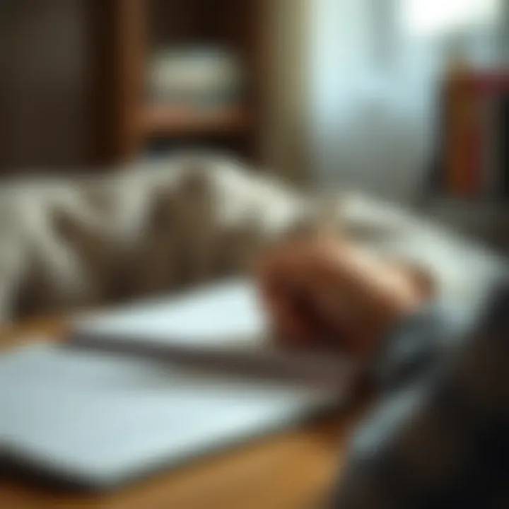 The Power of Self-Reflection A person journaling thoughts, illustrating self-reflection