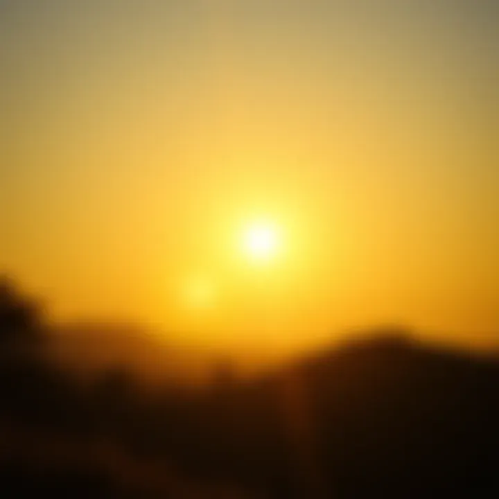 Embracing New Beginnings A bright sunrise symbolizing new beginnings and hope