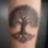 Intricate Tree of Life tattoo design representing growth and resilience