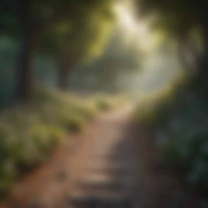 A serene landscape symbolizing hope and recovery with soft colors