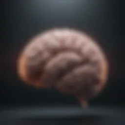 Illustration of brain activity related to ADHD