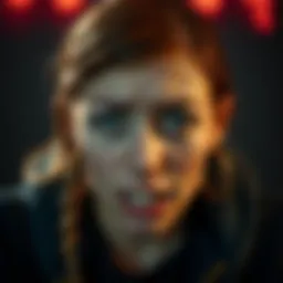 A visual representation of emotional turmoil related to rejection sensitivity.