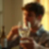 Visual representation of alcohol cravings and their triggers