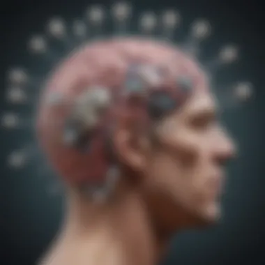 Mechanism of Action Illustration depicting the mechanism of action of antipsychotic drugs in the brain.