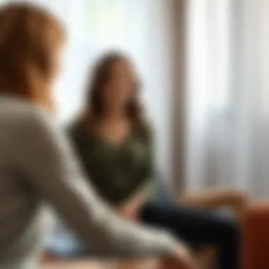 Therapeutic Support for ARFID A supportive therapy session, illustrating the importance of professional guidance in managing eating disorders.