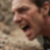 Close-up of a person experiencing tremors