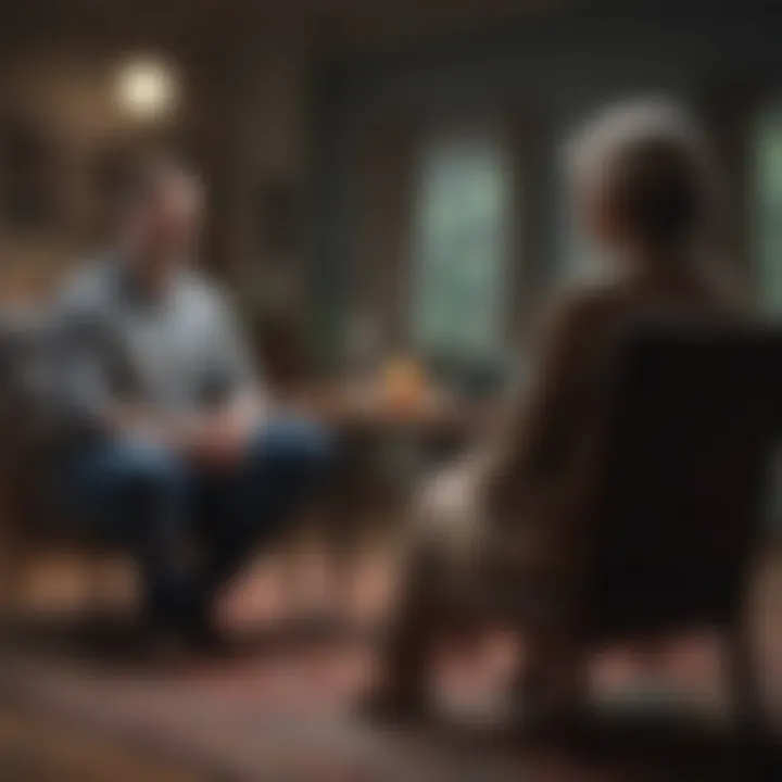 Visual representation of client-therapist engagement