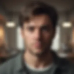 Illustration depicting cognitive restructuring techniques