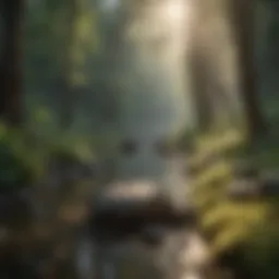 A serene landscape symbolizing tranquility and healing.