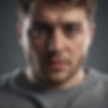Emotional Turmoil Visual metaphor for overwhelming emotions