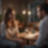 Counseling session between a couple discussing their relationship