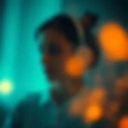 An abstract representation of mental health support through therapy