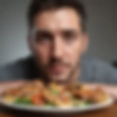 Recognizing Symptoms of Post-Meal Fatigue Visual depiction of fatigue symptoms after eating