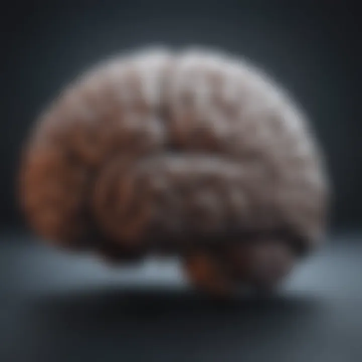 An abstract representation of the brain showing the impact of insomnia.