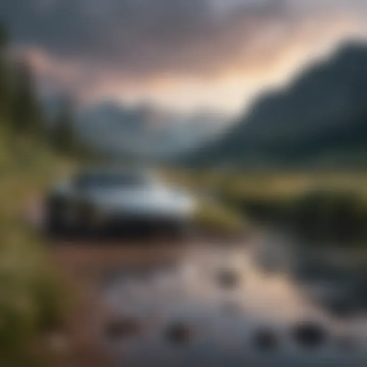 A serene landscape symbolizing relaxation and peace for better sleep.
