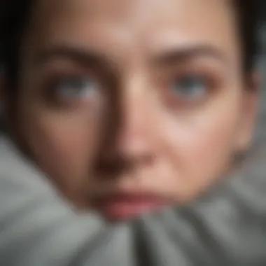 A visualization of various insomnia types illustrated creatively.