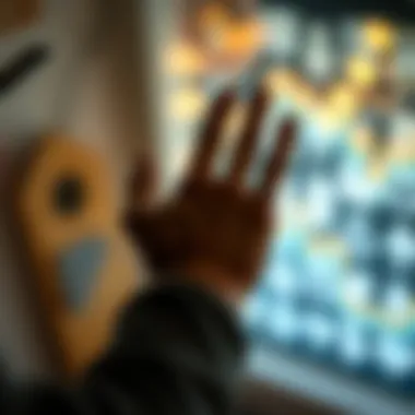 A supportive hand reaching out to another, symbolizing the importance of seeking help.
