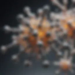 A visual representation of ketamine's molecular structure