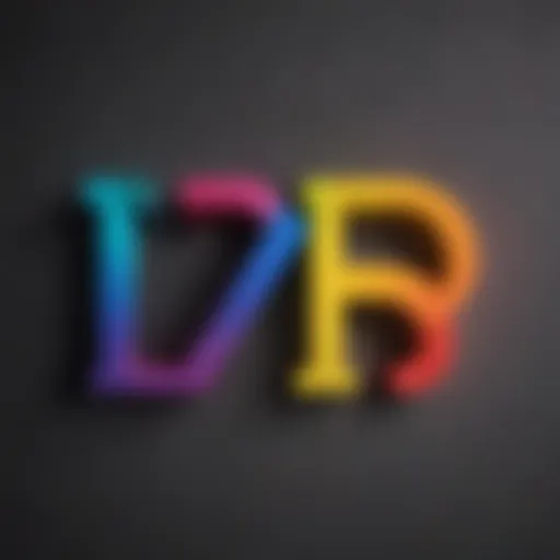 Representation of the LGBTQ acronym with colorful letters